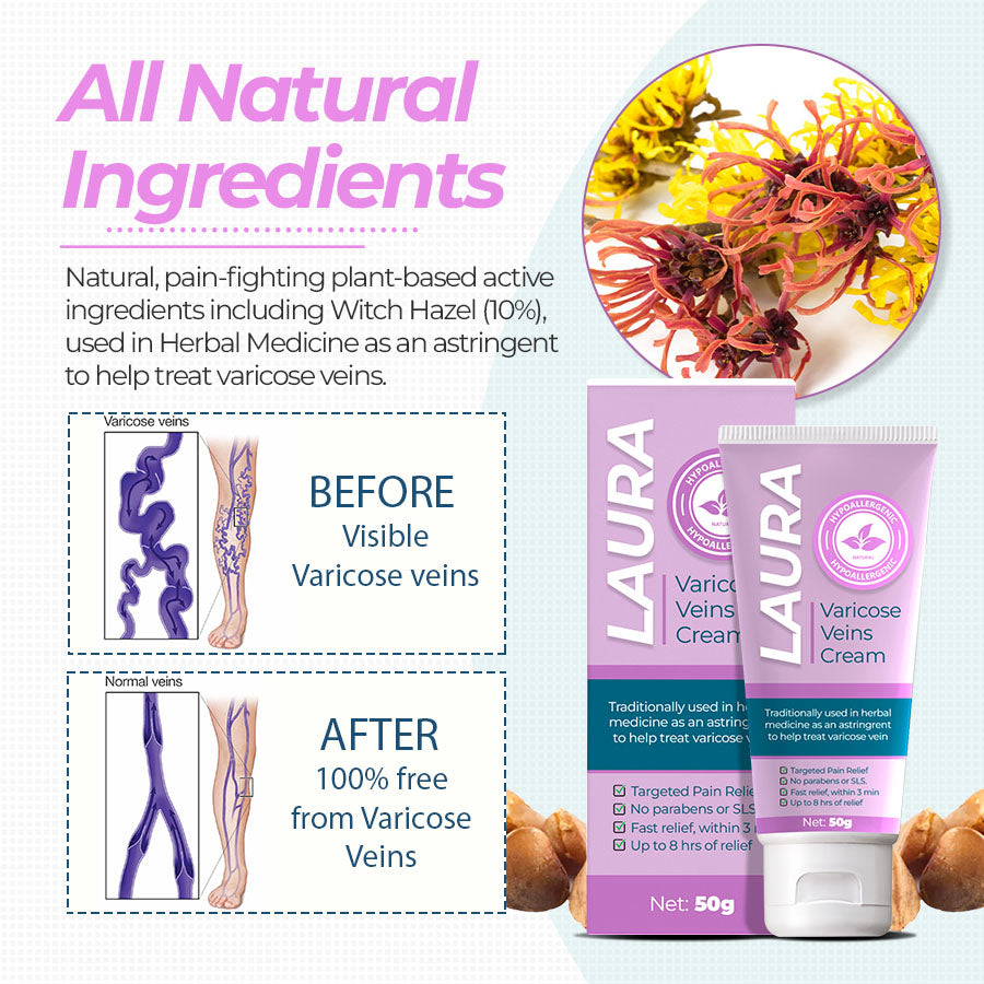 Laura Witch Hazel Varicose Veins Cream2