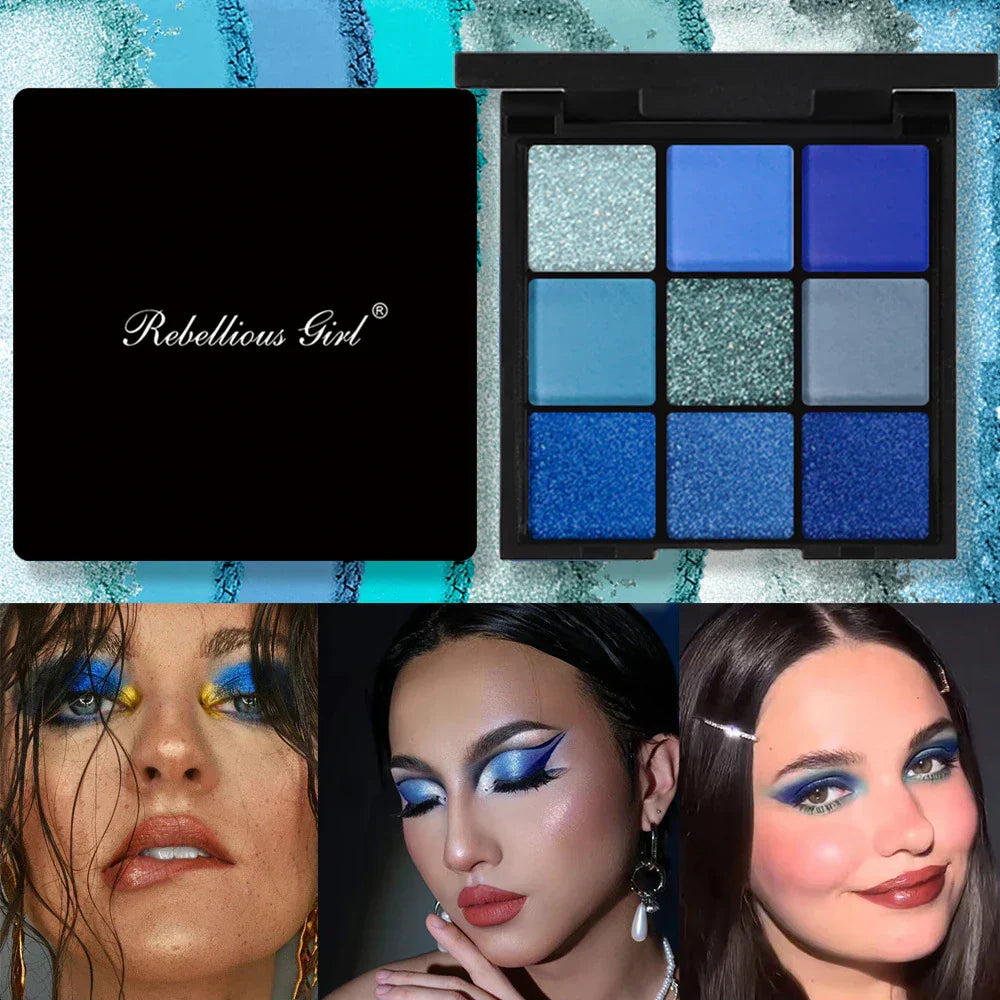 9-Color Waterproof Eyeshadow Palette