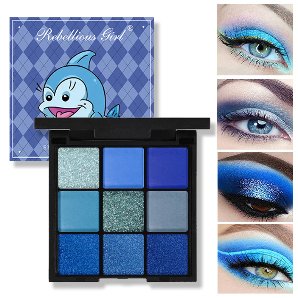 9-Color Waterproof Eyeshadow Palette