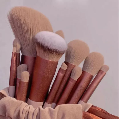 13PCS Makeup Brush Set – Eyeshadow, Foundation, Powder & Blush Beauty Tools