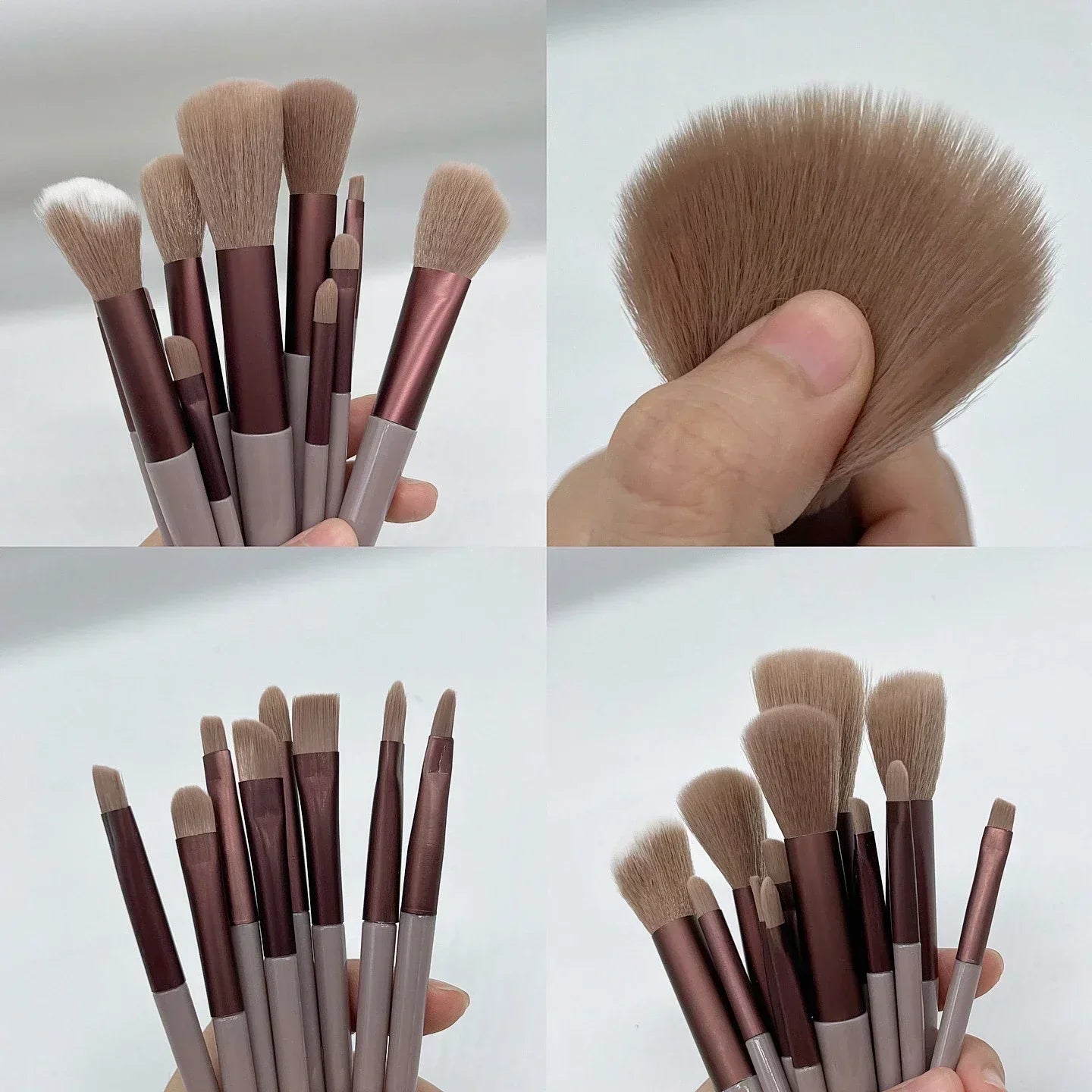 13PCS Makeup Brush Set – Eyeshadow, Foundation, Powder & Blush Beauty Tools