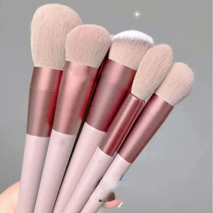 Makeup Brush Set 13PCS – Soft Fluffy Brushes for Eyeshadow, Powder & Blending