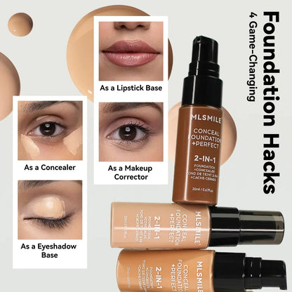 Face Foundation Cream Oil-Control Matte BBCream Waterproof Lasting Concealer Liquid Full Coverage Matte Base Professional Makeup