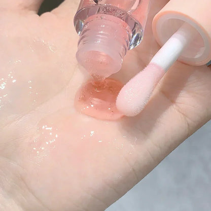 Crystal Clear Fruit Lip Oil: Moisturizing Gloss & Plumper
