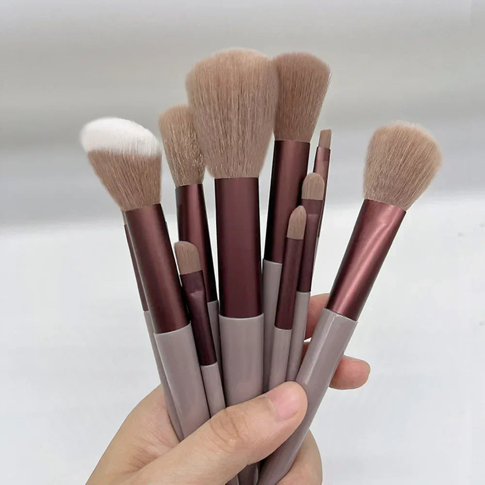 13PCS Makeup Brush Set – Eyeshadow, Foundation, Powder & Blush Beauty Tools